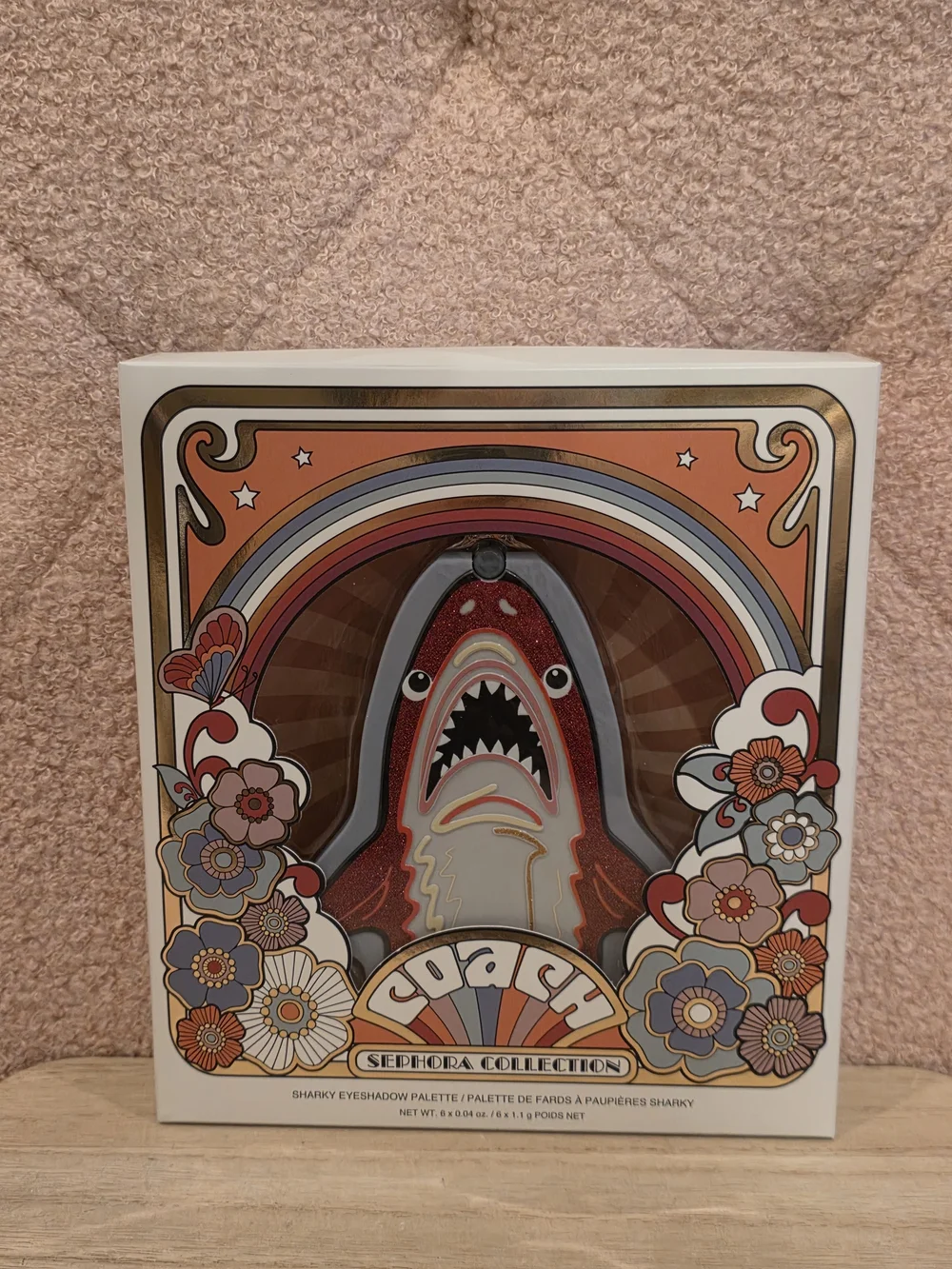 COACH X SEPHORA COLLECTION SHARKY EYESHADOW PALLETTE KEYCHAIN